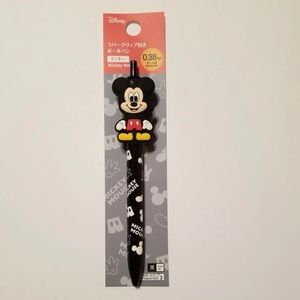 Mickey Mouse Black Ink Pen with Clip on - Disney
